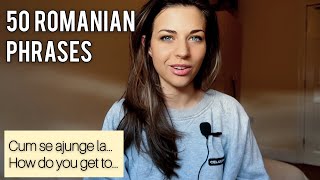 50 COMMON PHRASES IN ROMANIAN BASIC ROMANIAN [upl. by Aube]