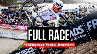 FULL RACE 2025 UCI Cyclocross World Cup  Maasmechelen [upl. by Atsylac]