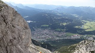 Mittenwald Karwendel bahn seilbahn Bayern  Karwendel cable car Germany [upl. by Coral357]