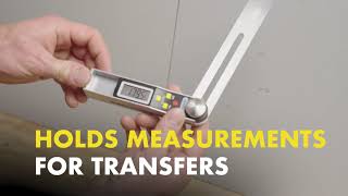 ANGLEIZER® Digital Sliding TBevel amp Protractor in One [upl. by Houston353]