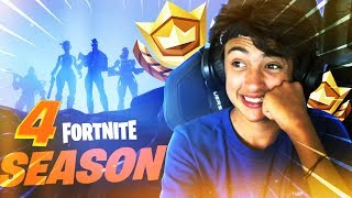 ⚔️LA SAISON 4 EST ARRIVÉE SUR FORTNITE🤩 NOUVEAUX SKINS SUPER POUVOIR ET BIEN PLUS ENCORE ⚔️ [upl. by Aehtna]