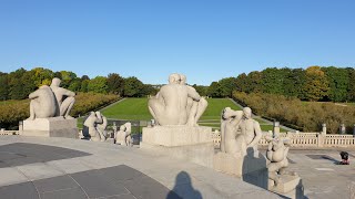 Frogner Park  Vigeland Sculpture Park Oslo Norway [upl. by Erreipnaej]