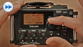 Tascam DR 60 Video Tutorial Guide to menus and set up [upl. by Tessi]