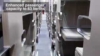 AC Chair Car seating arrangement Indian railways chair car coach video [upl. by Urba]