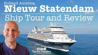 Holland America Nieuw Statendam Ship Tour And Review 6 Things You Need To Know [upl. by Yordan]