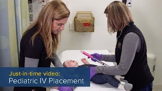 PACES JustinTime Infant IV Placement [upl. by Ahsad917]