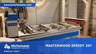 MASTERWOOD SPEEDY 207 Höchsmann Klipphausen [upl. by Osbert]