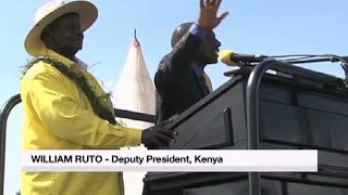 Ruto campaigns for Museveni in Kapchorwa [upl. by Darken]