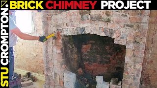 chimney breast brickwork feature project [upl. by Nneb]