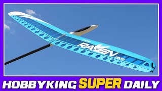 HKing Raven 1500mm Discus Launch Glider DLG PNF  HobbyKing Super Daily [upl. by Gnoud468]