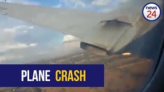 WATCH Dramatic footage apparently shows moment of Wonderboom plane crash [upl. by Notfol849]