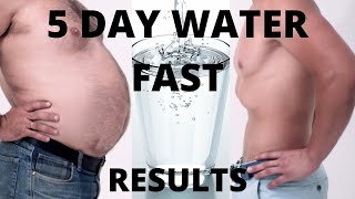 5 Day Water Fast  NO FOOD FOR THIS DUDE  Fasting Results [upl. by Davilman653]