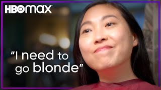 Awkwafina is Nora From Queens  Nora Bleaches Her Hair  HBO Max [upl. by Howlyn]