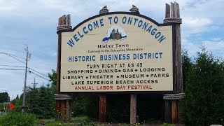 RV Trip  Ontonagon MI UP  Places to Eat Stores amp Wandering [upl. by Aryaz]