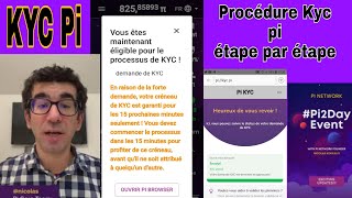 COMMENT FAIRE LE KYC PI NETWORK Procédure Kyc pi network étape par étape Réussir sont Kyc pi [upl. by Rube]