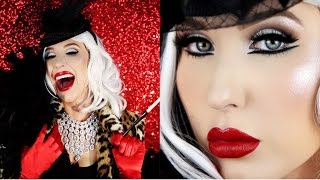 Cruella de Vil Makeup Tutorial  Jaclyn Hill [upl. by Kunin]