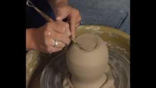 Danielle  The Clay Lady  Pottery Trimming Tutorial [upl. by Aym29]