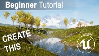 Unreal Engine 4 Beginner Tutorial  UE4 Start Course [upl. by Llertnor689]