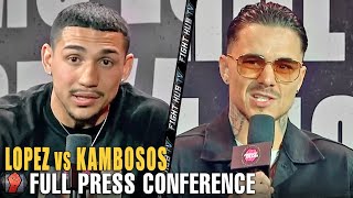 TEOFIMO LOPEZ VS GEORGE KAMBOSOS JR FULL PRESS CONFERENCE [upl. by Nnayhs]