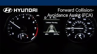 Forward CollisionAvoidance Assist Explained  Hyundai [upl. by Aiksas]