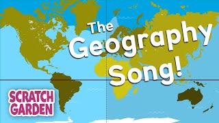 The Geography Song  Globe vs Map Song  Scratch Garden [upl. by Notgnihsaw]