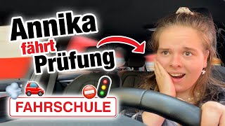 Praktische Führerscheinprüfung mit Annika NOINFLUENCER 🤯  Fischer Academy [upl. by Anneuq]