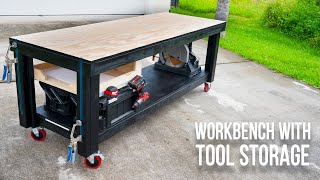 How to make A Workbench  DIY WOODWORKING [upl. by Boote]