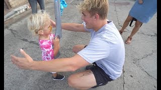 Mini Jake Paul Meets Jake Paul first time meeting [upl. by Nordine439]