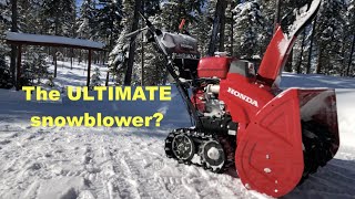 The ULTIMATE snowblower Honda HSS1332ATD snowblower review Good and bad [upl. by Mcnully]