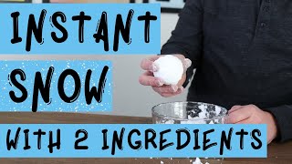 How to Make Instant Snow [upl. by Ellerd]