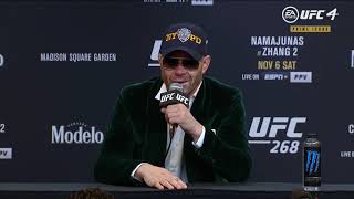 UFC 268 Colby Covington PostFight Press Conference [upl. by Grantham]