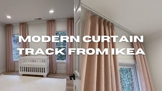 IKEA VIDGA  MODERN CURTAIN TRACK SYSTEM [upl. by Ydnih]