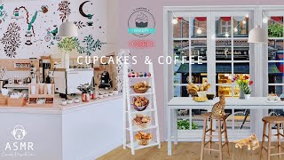 Cupcakes amp Coffee Shop Ambience  Bakery Shop Sounds Cafe Noises Relaxing Jazz Music  Study ASMR [upl. by Annaihs]