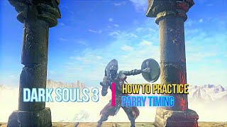 Dark Souls 3 How to Practice Parry Timing [upl. by Haldi]