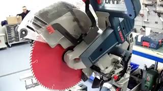 How To Adjust Zero Bevel on the Bosch GCM 12 GDL [upl. by Lusa]