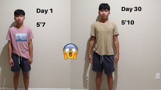 I Stretched For 30 Days To Grow Taller IT WORKS [upl. by Crary398]