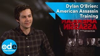 American Assassin Dylan OBrien talks training [upl. by Leivad]