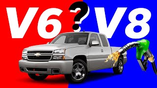 ¿Cuál AHORRA más GAS  ¿V6 o V8 Silverado  La REALIDAD [upl. by Noyk]