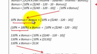 Partnership Accounting For Bonus Allocation amp Calulation Formulas Detailed [upl. by Devonna]