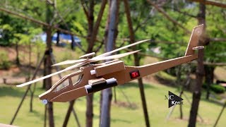 How To Make Helicopter AH64 Apache  Cardboard DIY [upl. by Sergent877]