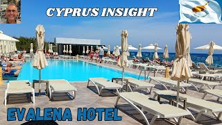 Evalena Beach Hotel Protaras Cyprus  A Tour Around [upl. by Burnaby154]