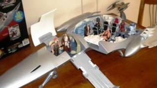 Star Wars Episode 1 Electronic Naboo Royal Starship Blockade Cruiser Playset [upl. by Amabel405]