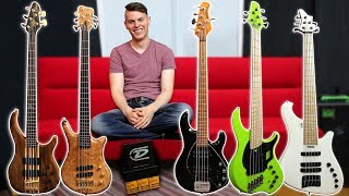 5STRING BASS SHOOTOUT  Peavey Warwick Music Man Dingwall Le Fay [upl. by Alaj]