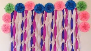 Handmade DIY Decoration Idea for Party  Easy Paper Crafts [upl. by Sam]