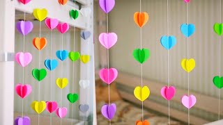 Easy Paper Birthday Decoration Idea • Handmade Birthday Decoration At Home • DIY Birthday Decoration [upl. by Buxton700]