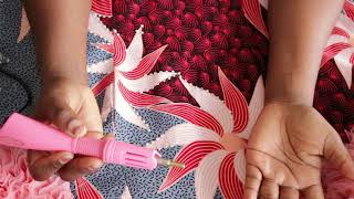 HOW TO apply rhinestone on fabric using a rhinestone applicator [upl. by Yrokcaz]