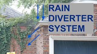 Rainhandler gutter alternative rain diverter better than gutters [upl. by Holly-Anne]