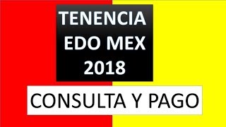 Tenencia 2019 EDO MEX ESTADO DE MÉXICO ✅✅✅ Consulta Adeudos  Pago de Tenencia [upl. by Brey]