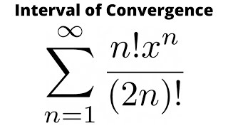 Interval of Convergence for Power Series SUMnxn2n [upl. by Spillar95]