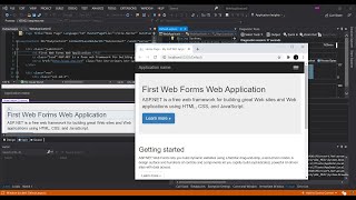 ASPNET Web Forms in Visual Studio 2019Getting Started [upl. by Grounds538]